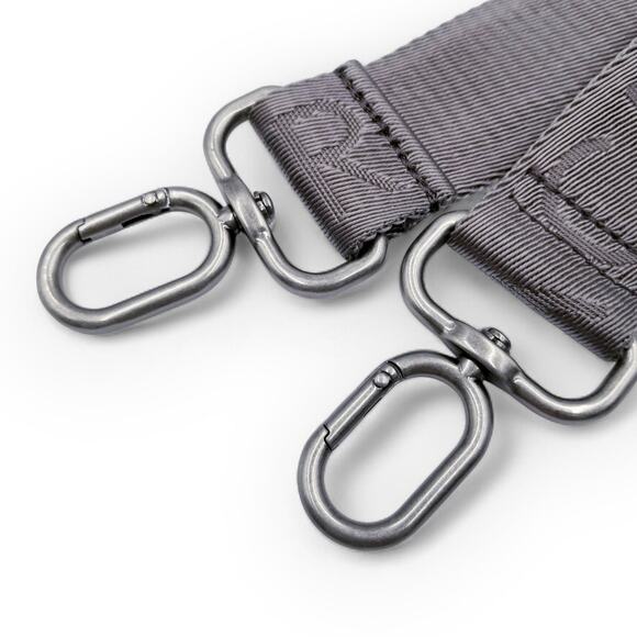 THACKER New York Nylon Crossbody Adjustable Strap Gray *NEW* - Picture 3 of 4